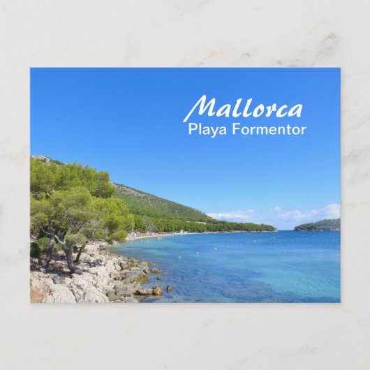 Mallorca, Playa Formentor - Briefkaart (Voorkant)