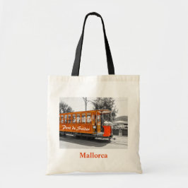Mallorca Port de Soller Old Tram Souvenir Tote Bag