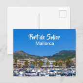 Mallorca Port de Soller Panorama Briefkaart (Voorkant / Achterkant)
