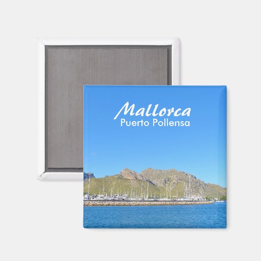 Mallorca, Puerto Pollensa - Magneet (Voorkant / Achterkant)