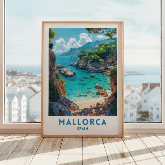 Mallorca Reizen Poster Spanje Wall Art