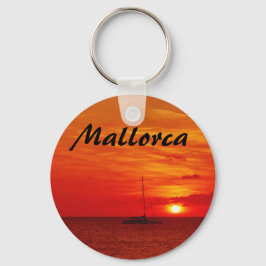 Mallorca Romantic Sunset at the Zee Photo Souvenir Sleutelhanger