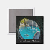Mallorca Sa Calobra Bay Souvenir Magneet (Voorkant / Achterkant)