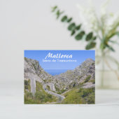 Mallorca Serra de Tramuntana Mountain Road Briefkaart (Staand voorkant)