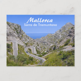 Mallorca Serra de Tramuntana Mountain Road Briefkaart