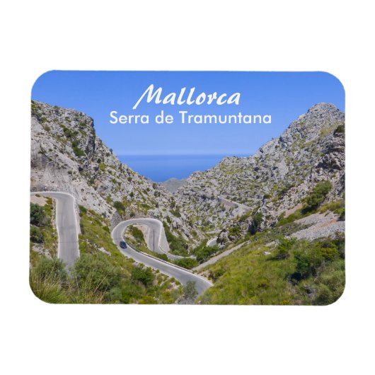 Mallorca Serra de Tramuntana Souvenir Magneet (Horizontaal)