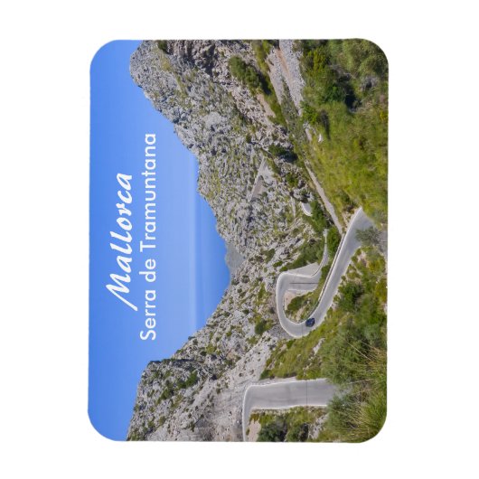 Mallorca Serra de Tramuntana Souvenir Magneet (Verticaal)