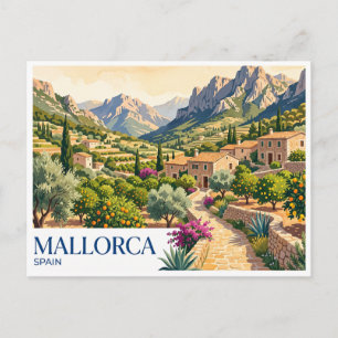 Mallorca Sóller Spanje Briefkaart