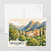 Mallorca Sóller Spanje Briefkaart (Voorkant / Achterkant)