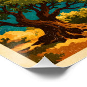 Mallorca, Spain, in a classic retro  Perfect Poster (Hoek)