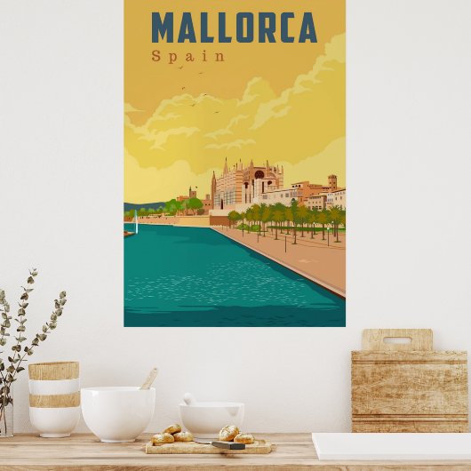 Mallorca, Spain Poster (Keuken)
