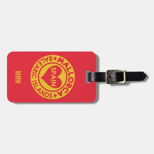 MALLORCA Spanje aangepast bagagelabel (Voorkant horizontaal)