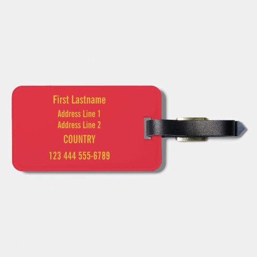 MALLORCA Spanje aangepast bagagelabel (Achterkant horizontaal)