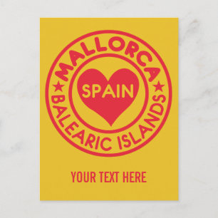 MALLORCA Spanje aangepast briefkaart