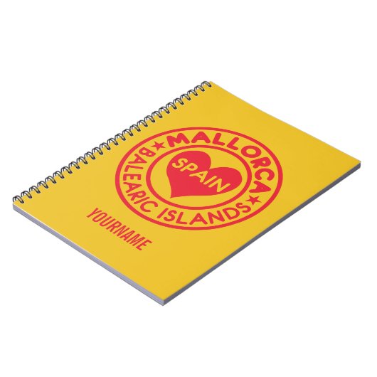 MALLORCA Spanje aangepast notitieboek (Linkerzijde)