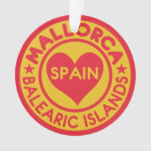 Mallorca Spanje, aangepast versiering Ornament (voorkant)
