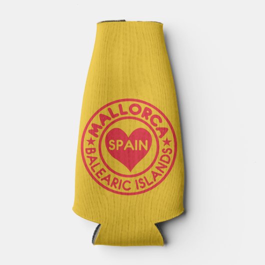 MALLORCA Spanje aangepaste drink koelers Flesjeskoeler (Voorkant)