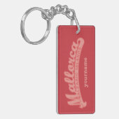 MALLORCA Spanje aangepaste monogram sleutelketen Sleutelhanger (Voorkant Links)