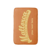 MALLORCA Spanje aangepaste tekst en kleurbadmatten Badmat (Voorkant Verticaal)