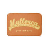 MALLORCA Spanje aangepaste tekst en kleurbadmatten Badmat (Voorkant)