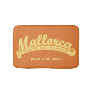 MALLORCA Spanje aangepaste tekst en kleurbadmatten Badmat