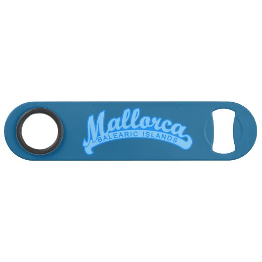 MALLORCA Spanje aangepaste tekst en kleurflesopeni Speed Flessenopener (Voorkant (Horizontaal))