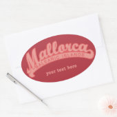 MALLORCA Spanje aangepaste tekst & kleur stickers (Envelop)