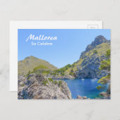Mallorca, Spanje Baai van Sa Calobra Briefkaart (Voorkant / Achterkant)