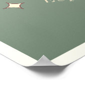 Mallorca Spanje Balearen Eiland modern Poster (Hoek)