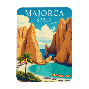 Mallorca Spanje Beach Travel Souvenir Magneet