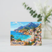 Mallorca Spanje Briefkaart (Staand voorkant)