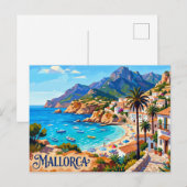 Mallorca Spanje Briefkaart (Voorkant / Achterkant)
