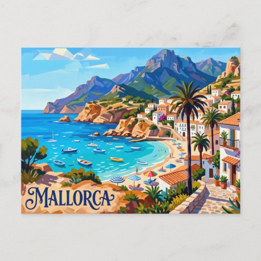 Mallorca Spanje Briefkaart (Voorkant)