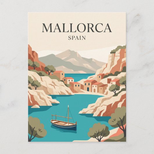 Mallorca Spanje Briefkaart (Voorkant)