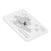 Mallorca Spanje bruiloft bestemming Save the Date Magneet (Rechterzijde)