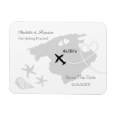 Mallorca Spanje bruiloft bestemming Save the Date Magneet (Horizontaal)