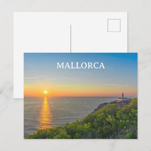 Mallorca Spanje kust Foto Briefkaart (Voorkant / Achterkant)