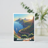 Mallorca, Spanje – kustweg Briefkaart (Staand voorkant)