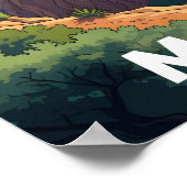 Mallorca, Spanje – kustweg Poster (Hoek)