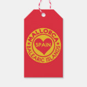 MALLORCA Spanje, labels met aangepast cadeau Cadeaulabel (Voorkant)