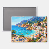 Mallorca Spanje Magneet (Voorkant / Achterkant)