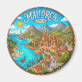 Mallorca Spanje Magneet (Voorkant)