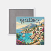 Mallorca Spanje Magneet (Voorkant / Achterkant)
