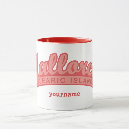 MALLORCA Spanje mok aangepast monogram (Midden)