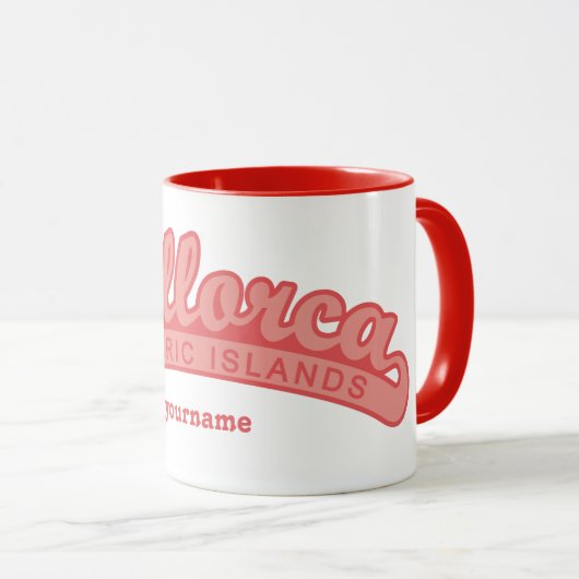 MALLORCA Spanje mok aangepast monogram (Voorkant rechts)