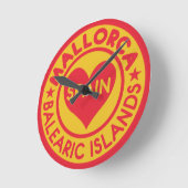 MALLORCA Spanje muurklok Ronde Klok (Hoek)