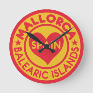 MALLORCA Spanje muurklok Ronde Klok