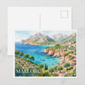 Mallorca, Spanje Palma Briefkaart (Voorkant / Achterkant)