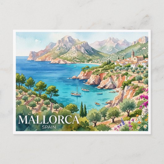 Mallorca, Spanje Palma Briefkaart (Voorkant)