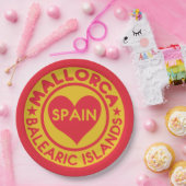 MALLORCA Spanje papier borden Papieren Bordje (Feest)